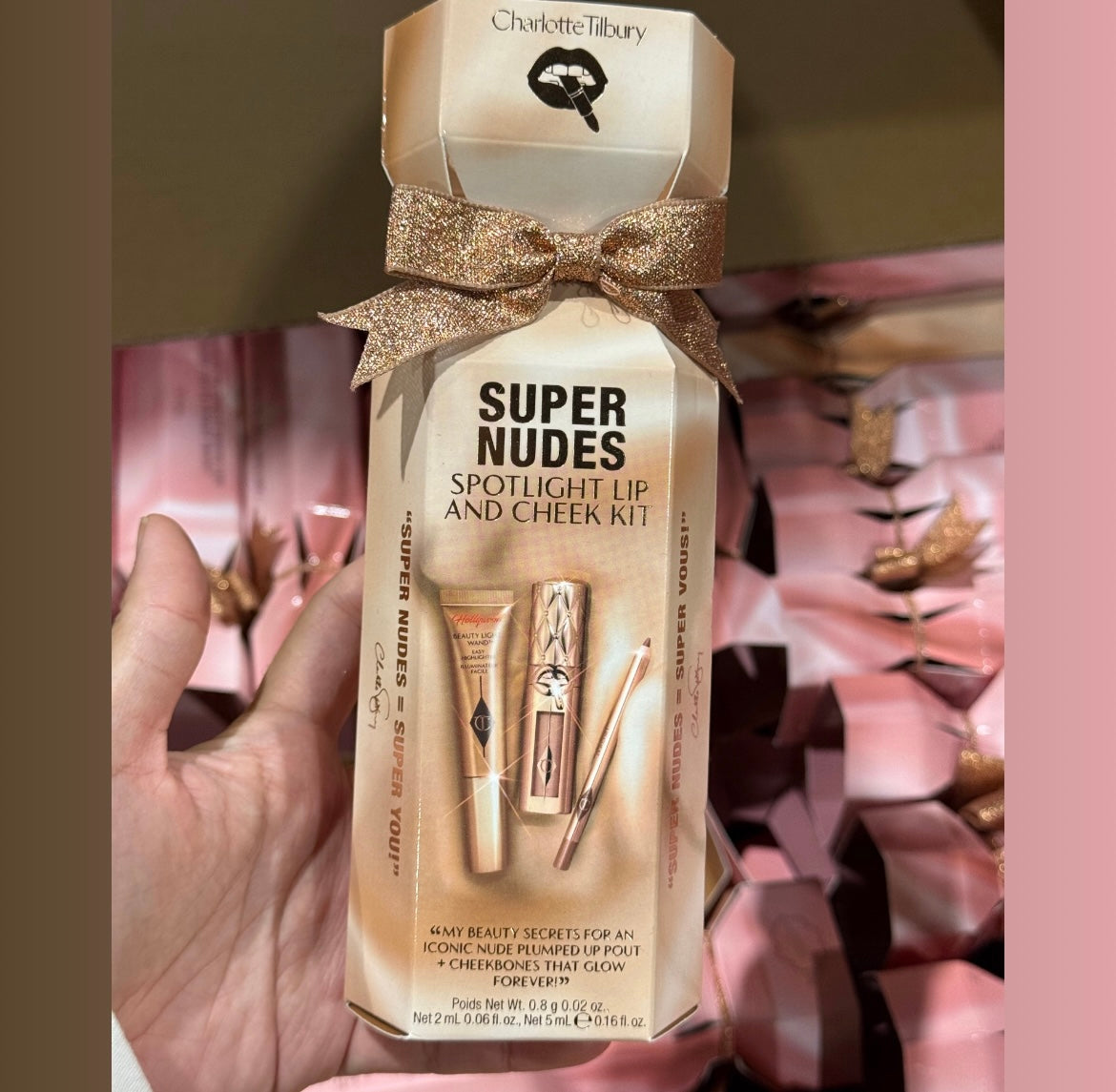 #Super nudes# Charlotte tilbury spotlight lip and cheek kit