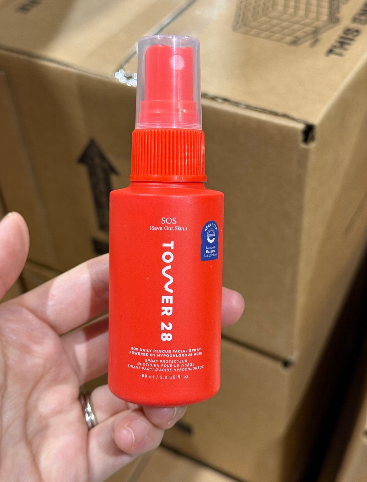 60ml tower 28 SOS Daily Hypochlorous Acid Spray for Breakouts & Redness