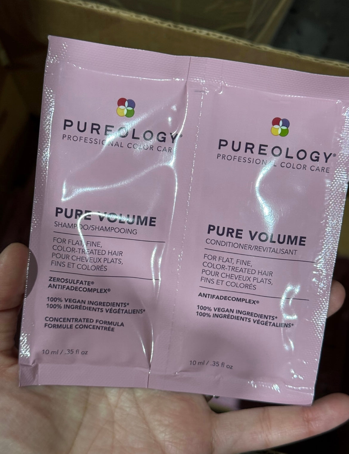 50×Duo pureology shampoo 10ml
conditioner 10ml