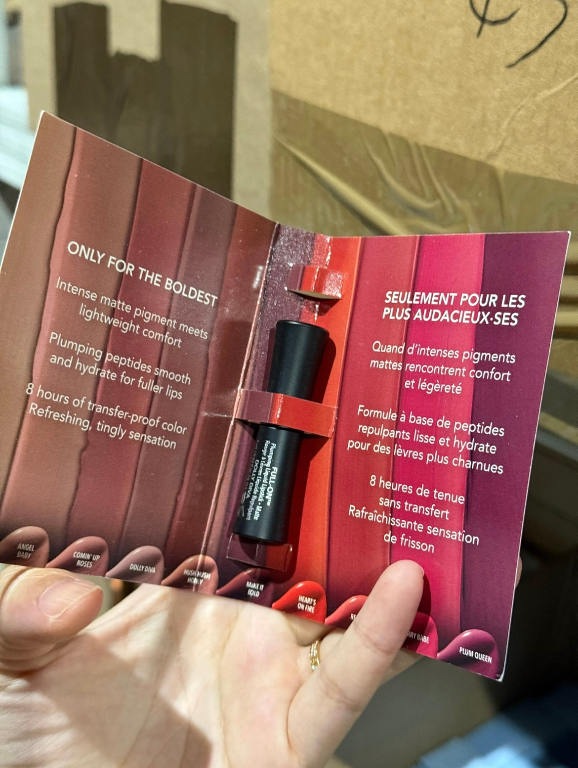 1ml Buxom full on plumbing liquid lipstick matte